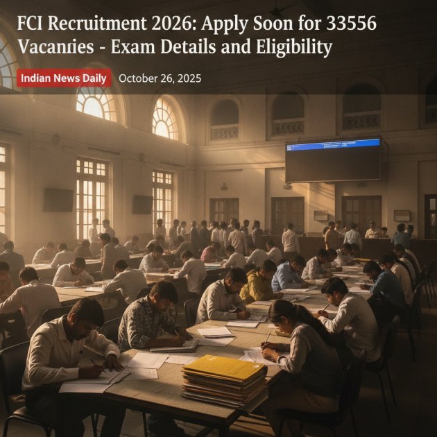 FCI Recruitment 2026: 33556 Jobs Alert! Apply Now - Eligibility &amp; Exam Details — Jobs — Trend Duniya