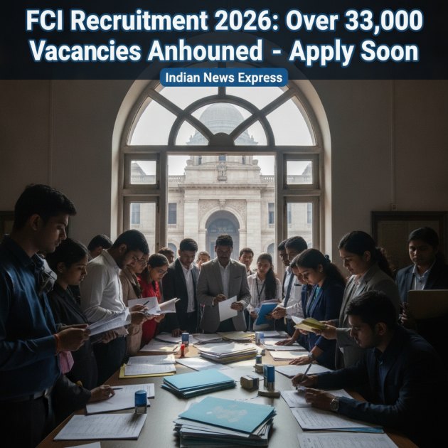 FCI Recruitment 2026: 33,000+ Govt Jobs Announced! Apply Now! — Jobs — Trend Duniya