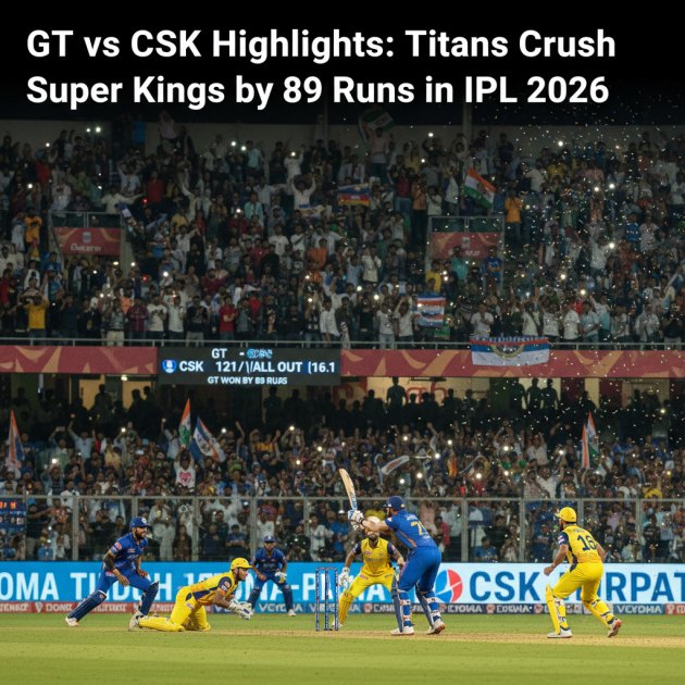 GT vs CSK IPL 2026 Highlights: Titans Dominate Super Kings — Cricket &amp; Sports — Trend Duniya