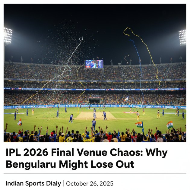 IPL 2026 Final Venue: Bengaluru's Shocking Ticket Crisis &amp; What It Means — Cricket/IPL — Trend Duniya