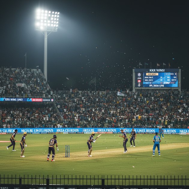 IPL 2026: KKR vs MI हाइलाइट्स, लाइव स्कोर - कोलकाता की रोमांचक जीत! — Cricket &amp; Sports — Trend Duniya