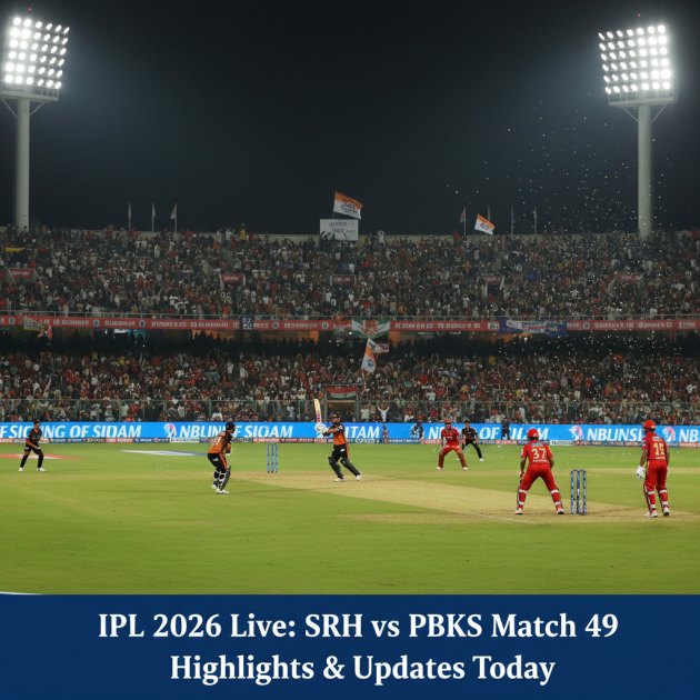 IPL 2026 लाइव: SRH बनाम PBKS मैच 49 - आज के अपडेट्स और हाइलाइट्स — Cricket &amp; Sports — Trend Duniya