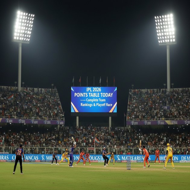 IPL 2026 पॉइंट्स टेबल आज: प्लेऑफ की रेस में कौन? जानें लेटेस्ट रैंकिंग — Cricket &amp; Sports — Trend Duniya