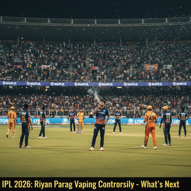 Riyan Parag Vaping Controversy: IPL 2026 Future &amp; BCCI's Stance — Cricket/IPL — Trend Duniya