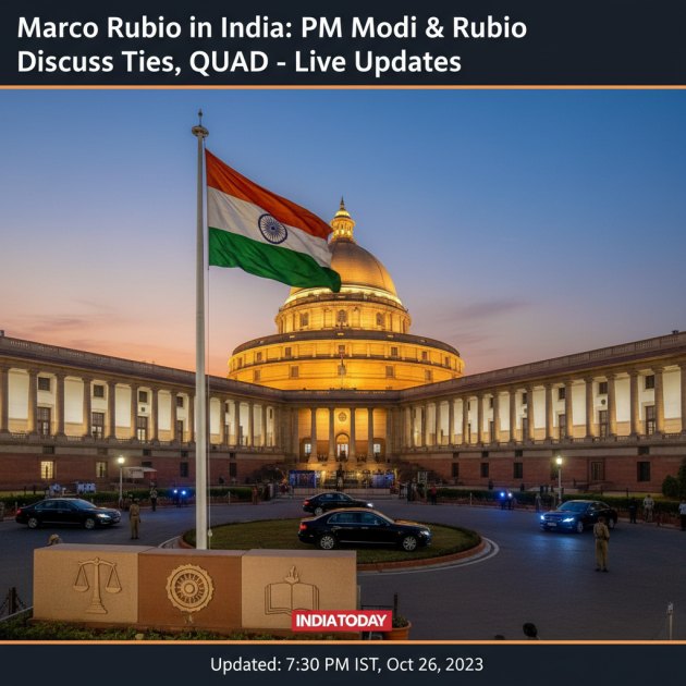 मार्को रुबियो भारत दौरे पर: पीएम मोदी से मुलाकात और QUAD पर चर्चा — Politics &amp; Government — Trend Duniya
