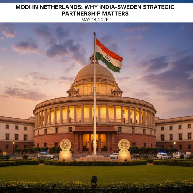 PM मोदी नीदरलैंड में: भारत-स्वीडन साझेदारी आज क्यों अहम है? — Politics &amp; Government — Trend Duniya