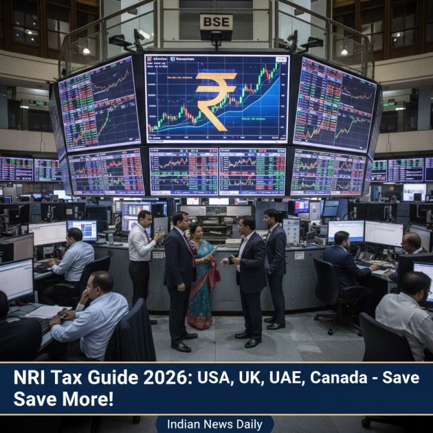 NRI टैक्स गाइड 2026: USA, UK, UAE, कनाडा - ज़्यादा बचाएं! — Finance &amp; Money — Trend Duniya