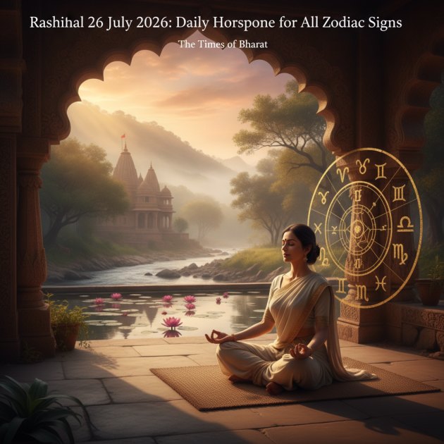 आज का राशिफल 26 July 2026 — सभी 12 राशियों का सम्पूर्ण भविष्यफल — Rashifal &amp; Astrology — Trend Duniya
