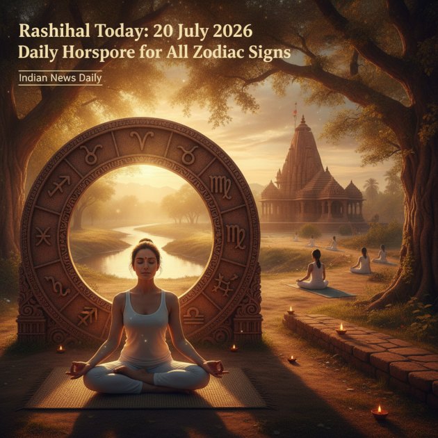 आज का राशिफल 20 July 2026 — सभी 12 राशियों का सम्पूर्ण भविष्यफल — Rashifal &amp; Astrology — Trend Duniya