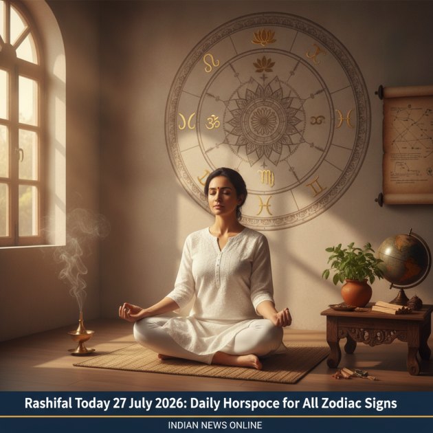 आज का राशिफल 27 July 2026 — सभी 12 राशियों का सम्पूर्ण भविष्यफल — Rashifal &amp; Astrology — Trend Duniya