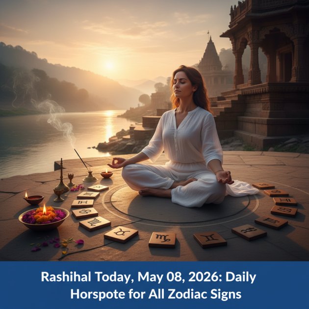 आज का राशिफल 08 मई 2026: 12 राशियों का दैनिक राशिफल और ज्योतिषीय सलाह — Astrology &amp; Rashifal — Trend Duniya