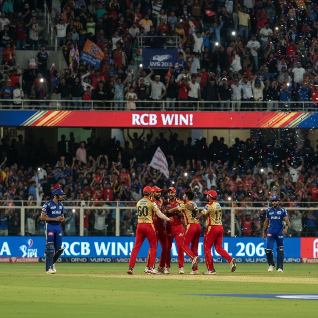 RCB vs MI Live Score 2026: बेंगलुरु ने MI को धूल चटाई! — Cricket &amp; Sports — Trend Duniya