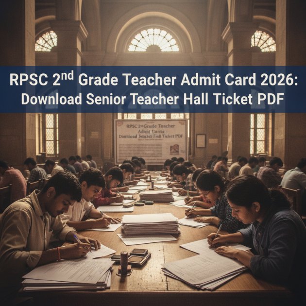 RPSC 2nd Grade Admit Card 2026: Download Senior Teacher Hall Ticket — Jobs — Trend Duniya