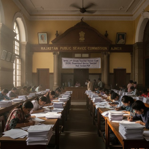 RPSC द्वितीय ग्रेड शिक्षक एडमिट कार्ड 2026: हॉल टिकट डाउनलोड करें — Jobs — Trend Duniya