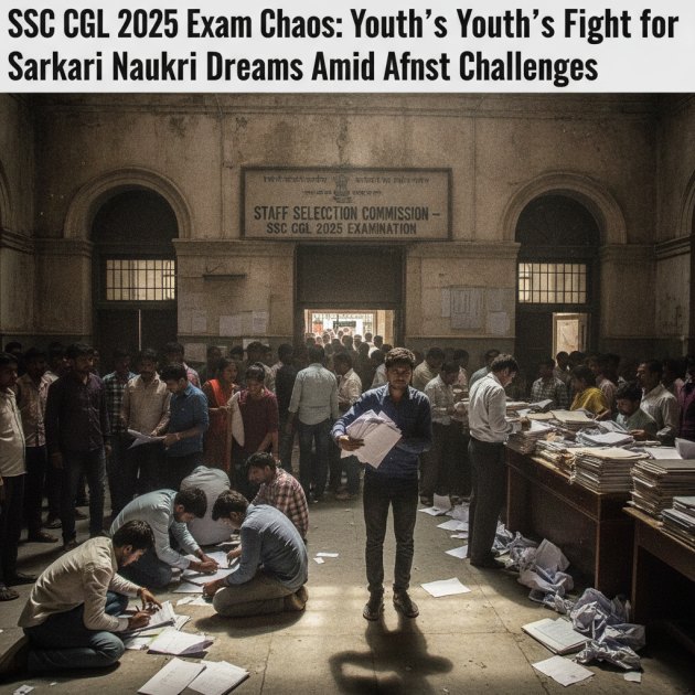 SSC CGL 2025 Exam Chaos: Youth's Fight for Sarkari Naukri Dreams — Sarkari Jobs &amp; Results — Trend Duniya
